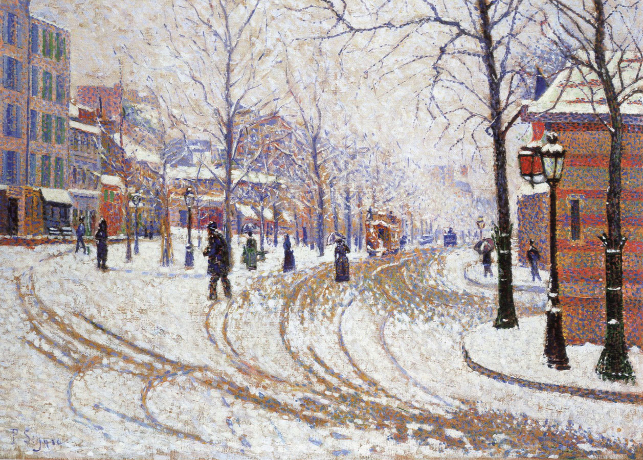 Paul Signac snow boulevard de clichy pa ris